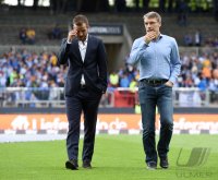 Fussball, 1. Bundesliga  Saison 2014/2015 Relegation: Karlsruher SC - Hamburger SV