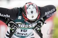 Ski Alpin; Damen Slalom Lienz; Jubel Schild