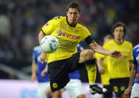 Fussball 1. Bundesliga, Supercup: Borussia Dortmund, LEWANDOWSKI Einzelaktion