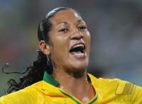 FUSSBALL  Olympia 2008   Vorrunde  Frauen   Brasilien - Korea DVR