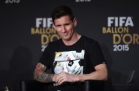 Fussball International  FIFA Ballon d Or 2015: Lionel Messi (FC Barcelona / Argentinien)