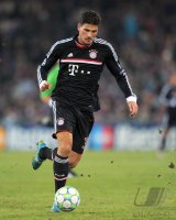 Fussball CHL  Saison 2011/2012: Mario Gomez (FC Bayern Muenchen)