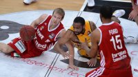Basketball 1. Bundesliga 2012/2013:  Walter Tigers Tuebingen - Brose Baskets Bamberg