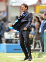 FUSSBALL SERIE A:  Trainer Andrea Stramaccioni (Inter Mailand)