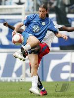 Fussball, 1. Bundesliga: Hamburg - Wolfsburg