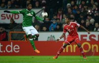 Fussball, 1. Bundesliga  Saison 2013/2014: SV Werder Bremen - FC Bayern Muenchen