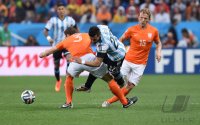 FUSSBALL WM 2014, HALBFINALE: Niederlande - Argentinien