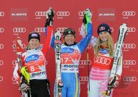 SKI Weltcup  Damen  ST.Moritz;  Siegerin Anja PAERSON (SWE)