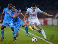 FUSSBALL  CHL  Saison 2013/2014: SSC Neapel - Olympique Marseille