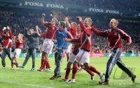 Fussball WM  2010  Qualifikation:  JUBEL Daenemark