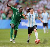 FUSSBALL  Olympia 2008  Finale Maenner  Nigeria - Argentinien