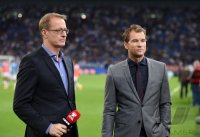 Fussball EM 2016 Quali: RTL-Moderator Florian Koenig und RTL-Experte Jens Lehmann