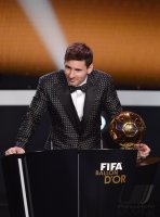 Fussball International  FIFA Ballon d Or 2012:  Weltfussballer 2012 Lionel Messi (Argentinien)