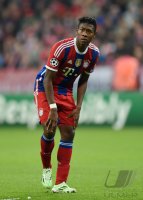 Fussball CHL  Saison 2014/2015: David Alaba (FC Bayern Muenchen) verletzt