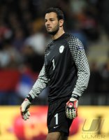 Fussball International EM Qualifikation:  Samir HANDANOVIC (Slowenien)