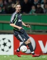 Fussball, Champions League: Madrid GUTI Einzelaktion