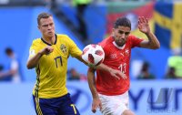 FUSSBALL WM 2018 Achtelfinale: Schweden - Schweiz