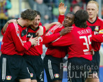 Fussball 1. Bundesliga: Leverkusen - Bremen,  Jubel n. 3:0