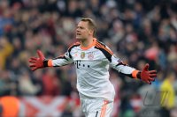 Fussball International CHL Saison 13/14: JUBEL Torwart Manuel Neuer (FC Bayern Muenchen)