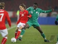 Fussball Laenderspiel Schweiz - Nigeria