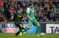 Fussball, 1. Bundesliga  Saison 2014/2015: SV Werder Bremen - Borussia Moenchengladbach
