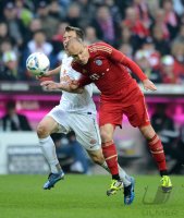 Fussball 1. Bundesliga, Saison 2011/2012:  FC Bayern Muenchen - FSV Mainz 05