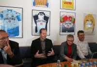 Radsport; Prudhomme besucht Team Gerolsteiner
