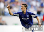 Fussball UI-Cup: Schalke - Skopje, KRSTAJIC jubelt