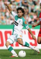 Fussball 1. Bundesliga: Werder, DIEGO Einzelaktion