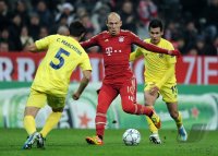 Fussball CHL  Saison 2011/2012:  FC Bayern Muenchen - FC Villarreal