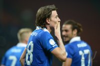 Fussball International WM Qualifikation 2014:  Jubel Riccardo Montolivo (Italien)