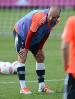 Fussball 1. Bundesliga :  Training beim FC Bayern Muenchen