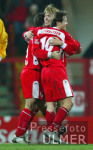 Fussball 2. Bundesliga: Oberhausen - Karlsruhe, Jubel RWO