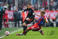 Fussball 1. Bundesliga Saison 14/15: FC Bayern Muenchen - Hamburger SV