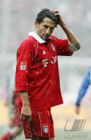 Fussball 1. Bundesliga: Bayern Muenchen - Hamburger SV, enttaeuscht.