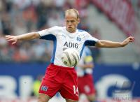 Fussball 1. Bundesliga: HSV, JAROLIM Einzelaktion am Ball