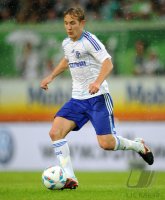 Fussball 1. Bundesliga, Saison 2011/2012: Schalke 04, HOLTBY am Ball
