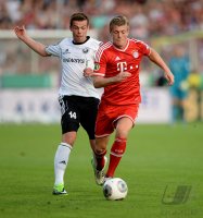Fussball Saison 2013/2014: DFB Pokal 1. Runde: BSV Rehden - FC Bayern Muenchen