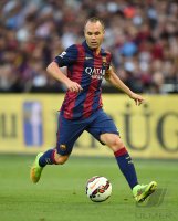 FUSSBALL International 2014/2015: Andres Iniesta (Barca)