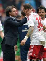 Fussball, 1. Bundesliga  Saison 2014/2015: Hamburger SV - FC Augsburg