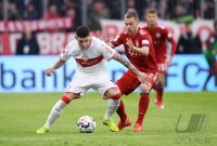 Fussball 1. Bundesliga Saison 18/19: FC Bayern Muenchen - VfB Stuttgart