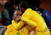 FUSSBALL WM 2010, VORRUNDE   Brasilien - Nord Korea