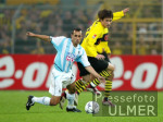 Fussball 1. Bundesliga: Dortmund - 60 Muenchen, Zweikampf
