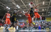 Basketball 1. Bundesliga 17/18 Hauptrunde: Walter Tigers Tuebingen - ratiopharm Ulm