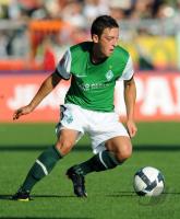 FUSSBALL, 1. BUNDESLIGA, SV Werder Bremen, OEZIL Einzelaktion