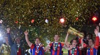 Fussball Pokalfinale 13/14: TEAMJUBEL FC Bayern Muenchen