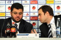 Fussball 2. Bundesliga:  InFussball 2. Bundesliga:  Investor Hasan Abdullah Ismaik (li.) mit Manager Robert Schaefer (TSV 1860 Muenchen)