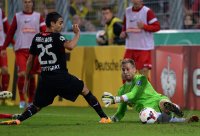 Fussball DFB Pokal 2. Runde 13/14: SC Freiburg - VfB Stuttgart