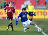 Fussball 1. Bundesliga : 1 FC Nuernberg - Hamburger SV
