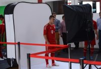 Fussball 1. Bundesliga 2012/2013:  Fototermin beim  FC Bayern Muenchen